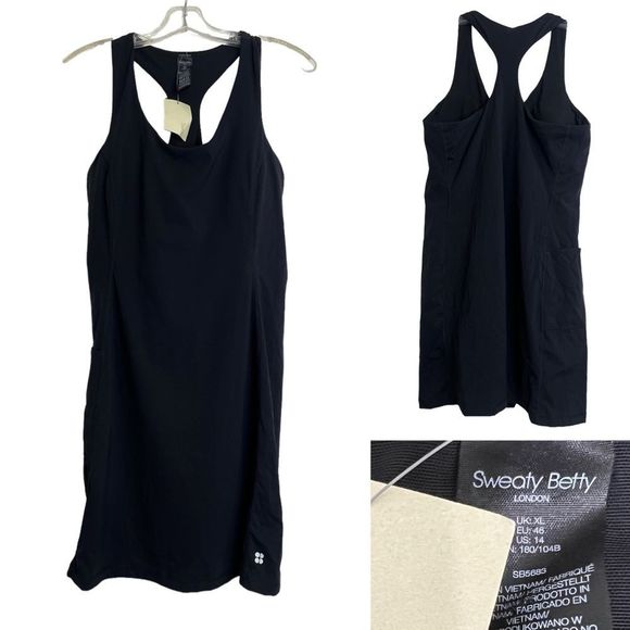 Sweaty Betty Power Workout dress
US L/14 black racerback with built-in shorts - Picture 1 of 5